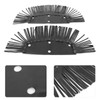 KIMISS Motorcycle Floorboard Fringe, 2Pcs Motorcycle Floorboard Fringe PU Leather