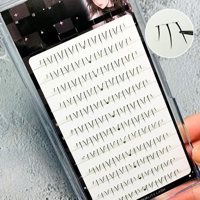 Lower Eyelashes, Cute, 3D Look, Partial False Eyelashes, With Glue,