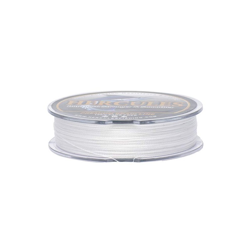 HERCULES Fade-Resistant Braided PE Fishing Line, 4 Strands, Long Casts,