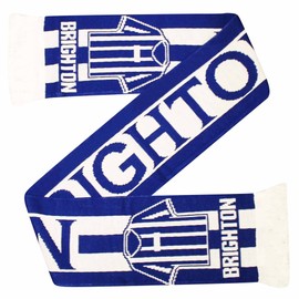 GIFTS 4 ALL Brighton Football Fans Scarf, Brighton Match Day Scarf, Seagulls Fans Scarf, Brighton Football Souvenir Scarf, Brighton Soccer Scarf