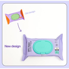 Freestyle Soft Jumbo Baby Wipes, Hypoallergenic and Unscented, Water-Based Wet Wipes for Babies, Finely Suited for Sensitive Skin, Thick & Oversized, Pack of 12, 72 Wipes Per Pack