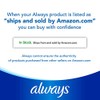 Always Always Infinity Feminine Pads for Women, Size 4 Overnight
