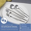 40 Piece Silverware Set Service for 8, EIUBUIE Premium Stainless
