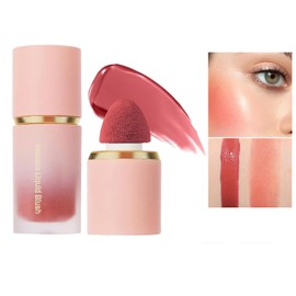 Liquid Blush for Cheeks, Soft Texture, Lightweight and Breathable, Long Lasting Shine (#3, Medium)