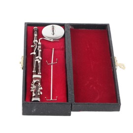 Natudeco Bassoon Ornaments 17cm Bassoon Ornament Decoration Miniature Decoration Mini Musical Instrument Model Gift Craft Mini Bassoon Decoration
