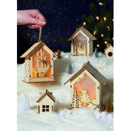 Create Christmas Shadow Box House, Wooden, One Size