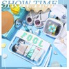 SUILU 2 Pcs Pool Bag Cosmetic Makeup Bag with Chenille