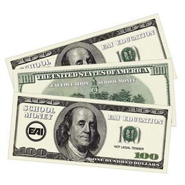 EAI Education Paper Money - $100 - Set of 50