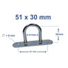 EnB, Clamp Clamp, Various Sizes, Extremely Resistant for Tarpaulin Attachment