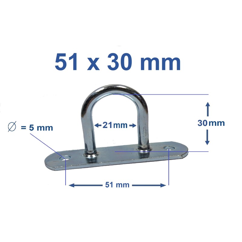 EnB, Clamp Clamp, Various Sizes, Extremely Resistant for Tarpaulin Attachment