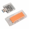 M.2 SATA to USB3.0 SSD External Enclosure Heat Dissipation Case