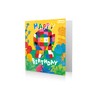 Danilo Promotions Elmer The Patchwork Elephant Birthday Card,Multi,7 x 6