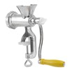 Meat Grinder Small Aluminum Alloy Composite Wood Incisive Blade Silver
