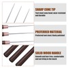 2 Pack Handwork Sewing Awl, Gourd Shape Awl Wooden Awl