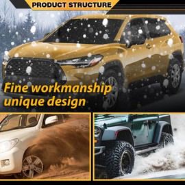 Fender Flare Pair Front Left & Right Compatible with Toyota Corolla Cross (submodel: L, LE, XLE) 2022-2023 756010A040, 756020A040, TO1291125, TO1290125