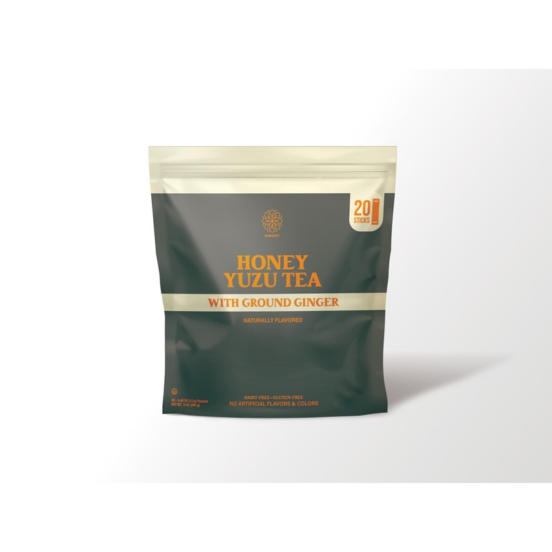 Harmony Honey Yuzu Tea Ginger 5/20 0.45 oz Stk Pkt