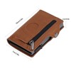 Wallet Aluminium Alloy PU Anti Lost Ultra Thin ID Credit