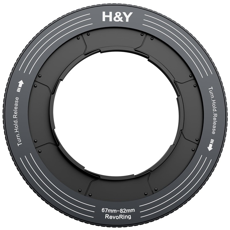 H&Y Step Up Ring REVORING 67-82mm Titanium Gray Leveling Filter