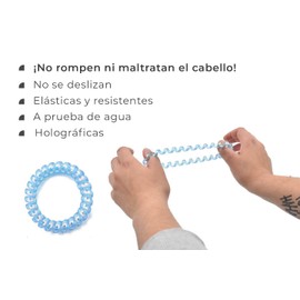 SAFIRIT Ligas para Cabello Elásticas con Distintos Modelos y Colores. (Multicolor1)