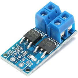 JESSINIE 10PCS 5V-36V 15A(Max 30A) 400W Dual MOSFET Trigger Switch Drive Module 0-20KHz PWM Control Board Adjustment Speed Control Motor