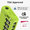 Puroma TSA Approved Luggage Travel Locks with Open Alert Indicator,