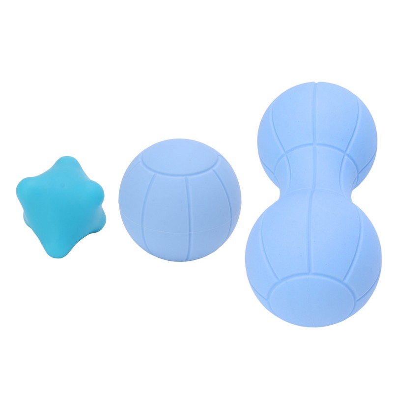 Massage Ball Set 3 Different Silicone Massage Balls for Deep