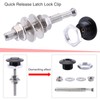 Slakerbe 4PCS Quick Latch Hood Pins,1.18in/30mm Diameter Hood Pins Lock