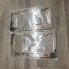 2 Pack Acura Integra Chrome Finish Stainless Steel Metal License