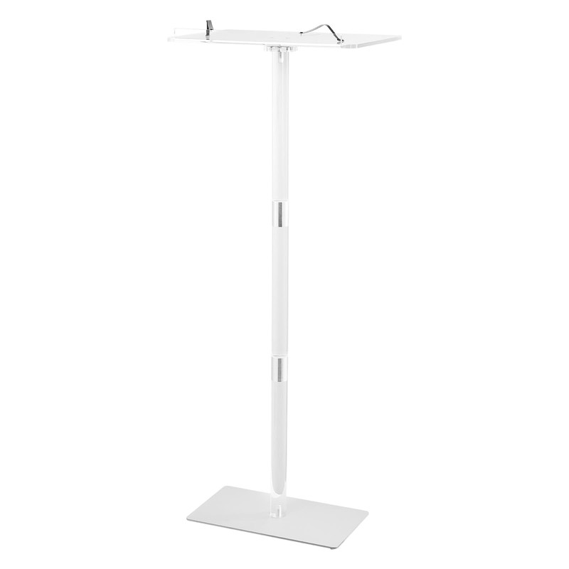 VEVOR Acrylic Podium, 47" Clear Acrylic Podium Stand with Wide
