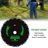 CZS 9" Brushcutter Chainsaw Tooth Blade,20T Chainsaw Tooth Brush Cutter