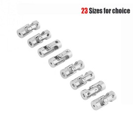 U-Joint SUPERTOOL 2-10mm Universal Joint Universal Couplings Steering Shaft for Connecting Model Cars, Model Ships, Robots, etc 1Pcs (10 * 10mm)