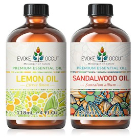 EVOKE OCCU Lemon Essential Oil and Sandalwood Essential Oil - 4 Fl Oz