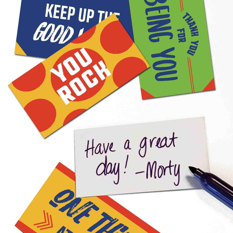 GSM Brands Motivational Cards for Employee Appreciation - Set of