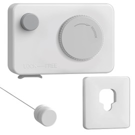 Retractable Clothes Line Indoor: Qoosea Corde a Linge Exterieur Easy Installation Colthes Line 4.2 Meters (White)