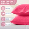 Vonty 2 Pack Standard Pillow Cases - 20x26 Inch, 1800
