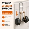 2 Pack Over Door Hook Hanger with Dual Hook Heavy