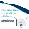 MAVEA Maxtra Water Filter Pack of 3 BPA Free Fast