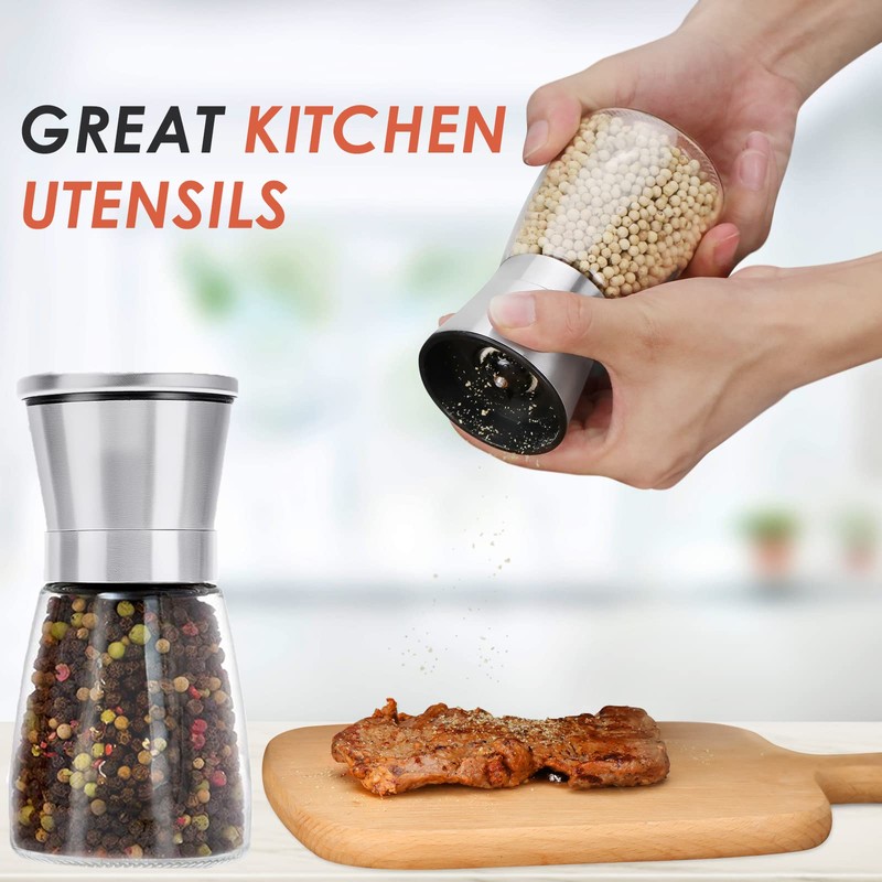 Ebaco Professional Pepper Grinder - with Germany Hardened Carbon Steel