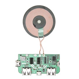 5W Wireless Charging Module Coil PCBA Circuit Board Dual USB Type C 3 Outputs for DIY Wireless Charging Tool