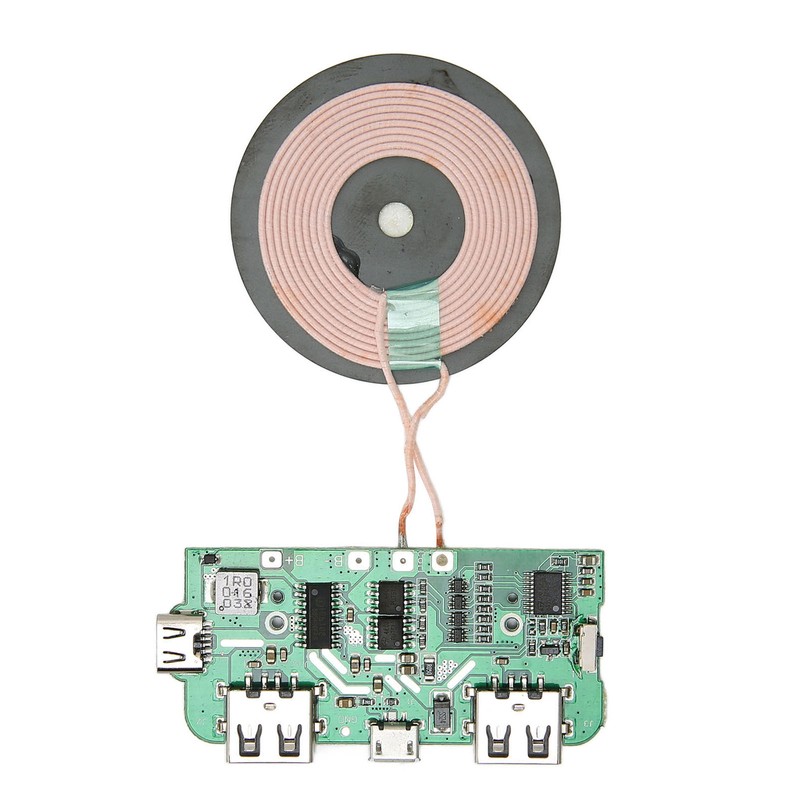 5W Wireless Charging Module Coil PCBA Circuit Board Dual USB