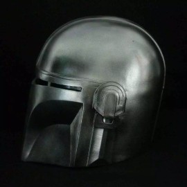 Handmade Steel Mandalorian Helmet Liner LARP Costumes Role Black Series Boba Fett Suit