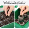 10-Pack Seed Starter Kit with Humidity Dome - Mini Greenhouse
