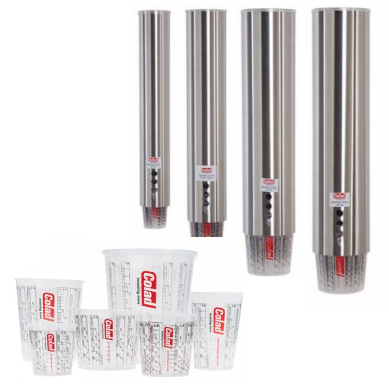 Colad Stainless Steel Mixing Cup Mounted Gravity Dispenser for Colad