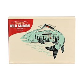 SeaBear - Traditional Wood Keepsake Gift Box - Wild Alaskan Smoked Sockeye Salmon - 6 oz