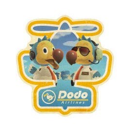 Atsumara Animal Forest Travel Sticker (3) Dodo Airlines