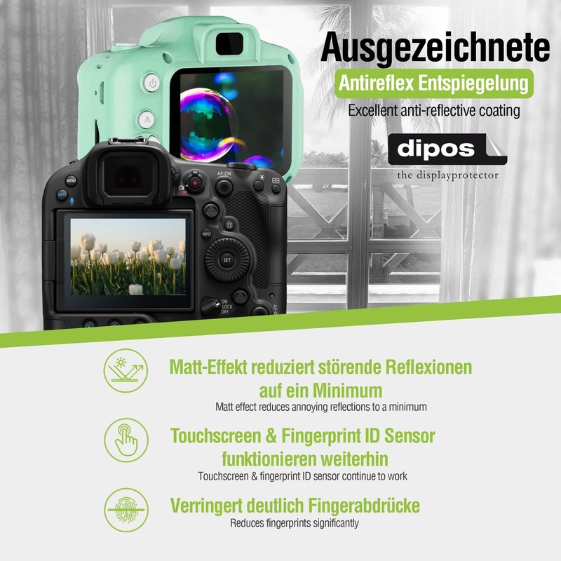 dipos I 4x Matte Screen Protectors for Azdome IT-G63D Film