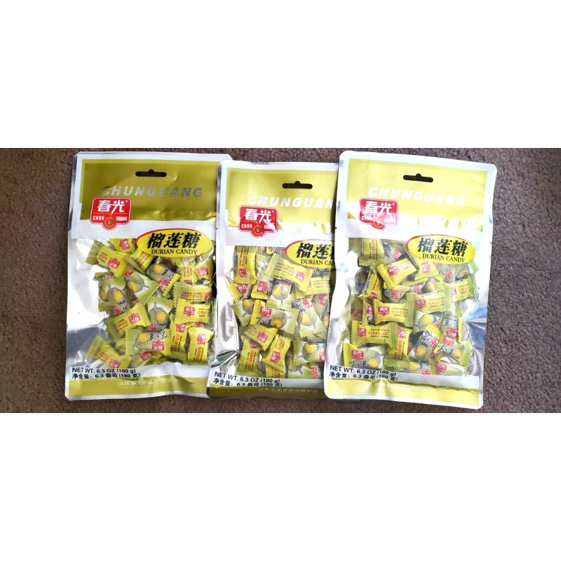 CHUN GUANG 3 PACK CHUN GUANG DURIAN HARD CANDY