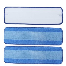3PCS Wet Dry Dual Use Mop Cloth Microfiber Mop Refill Pads Compatibility for Bona Mop Floor Cleaning