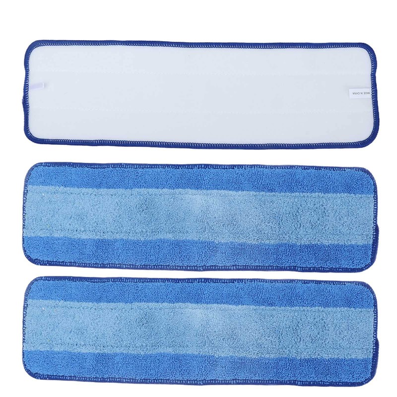 3PCS Wet Dry Dual Use Mop Cloth Microfiber Mop Refill