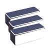 Baluue 3pcs Way Nail Shiner Sponge Versatile Sanding Blocks for